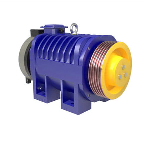 Gearless Traction Lift MRL Machine - 400-500 Kg Capacity, 0.5-2 M/S Speed | Stainless Steel Material, 110V Brake Voltage, 4 Rope Configuration, Automatic Operation
