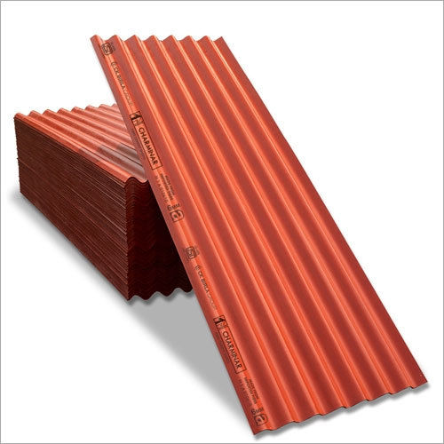 3.6 M Coloured Fibre Cement Roofing Sheets - Shape: Rectangular