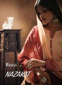 Multi Color Fiona Nazakat Jam Silk With Hand Work Designer Salwar Suit Catalog