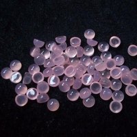 9mm Pink Chalcedony Round Cabochon Loose Gemstones