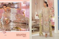Shree Fabs Sana Safinaz Embroidered Vol 3 Net With Work Pakistani Suit Catalog