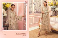 Shree Fabs Sana Safinaz Embroidered Vol 3 Net With Work Pakistani Suit Catalog
