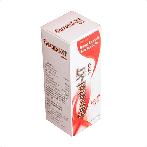 Ferrous Ascorbate Folic Acid And Zinc Syrup