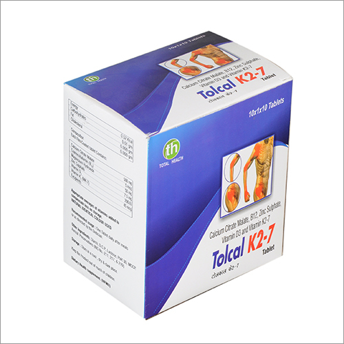 Calcium Citrate Malate B12 Zinc Sulphate Vitamins D3 And Vitamin K2-7 Tablets