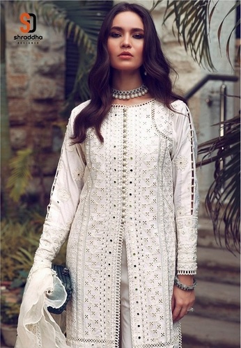Shraddha Designer Sana Safinaz Vol 3 Cambric Cotton With Work Pakistani Suit Catalog