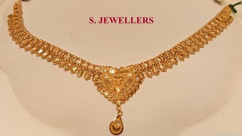 Fancy Gold Necklace Weight: 6.00 Gm Grams (G)