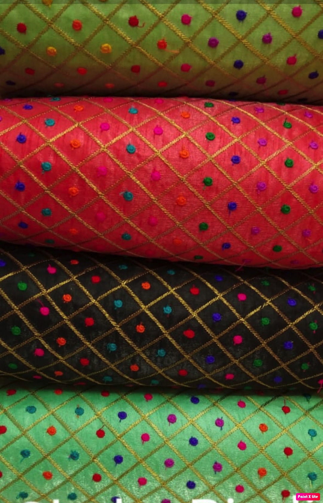 Multi Colours Embroidery
