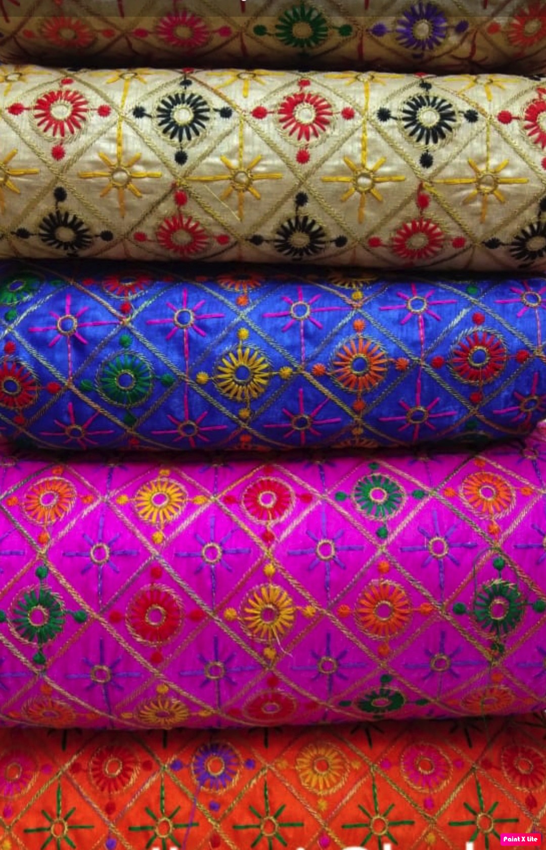 Multi Colours Embroidery