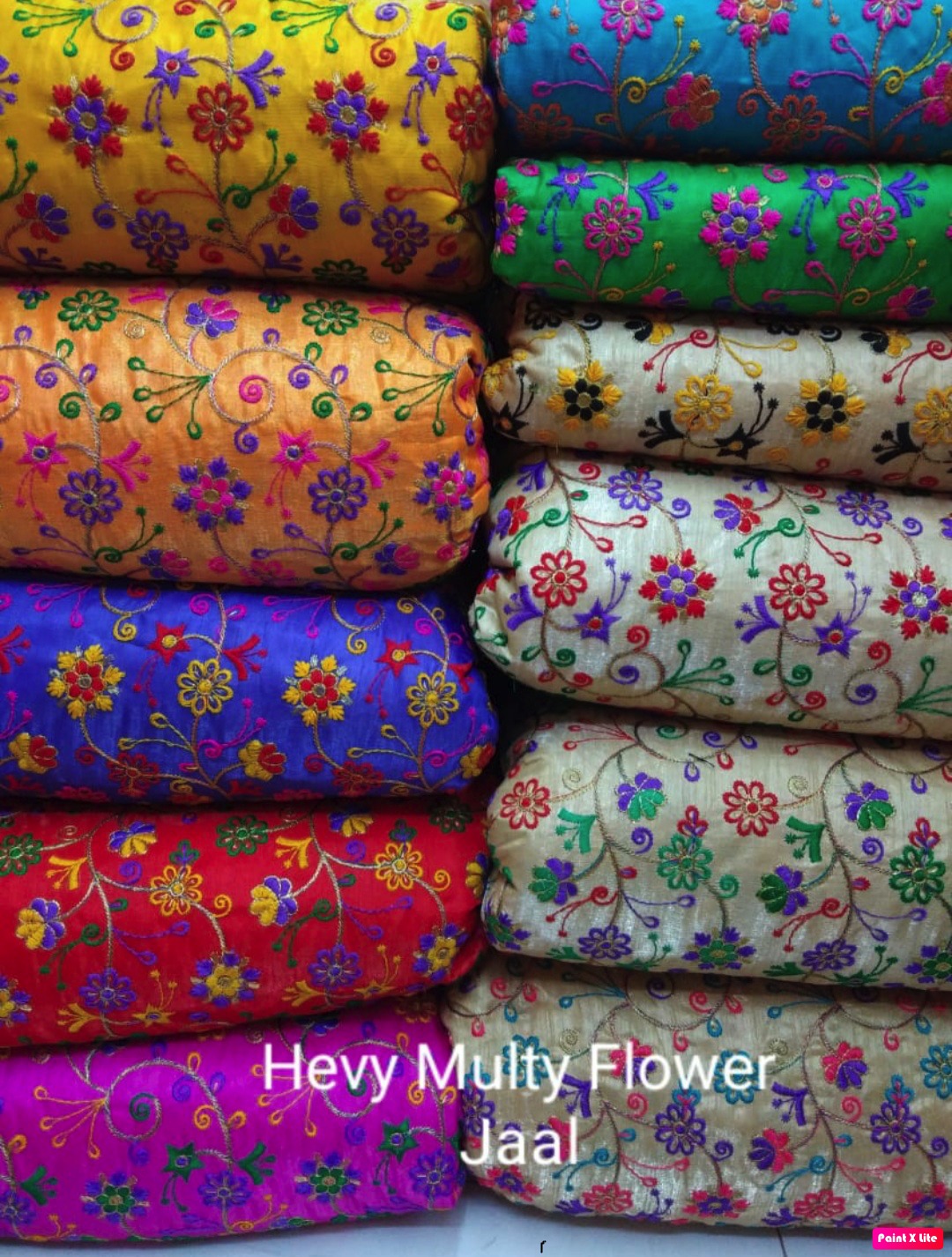 Multi Colours Embroidery