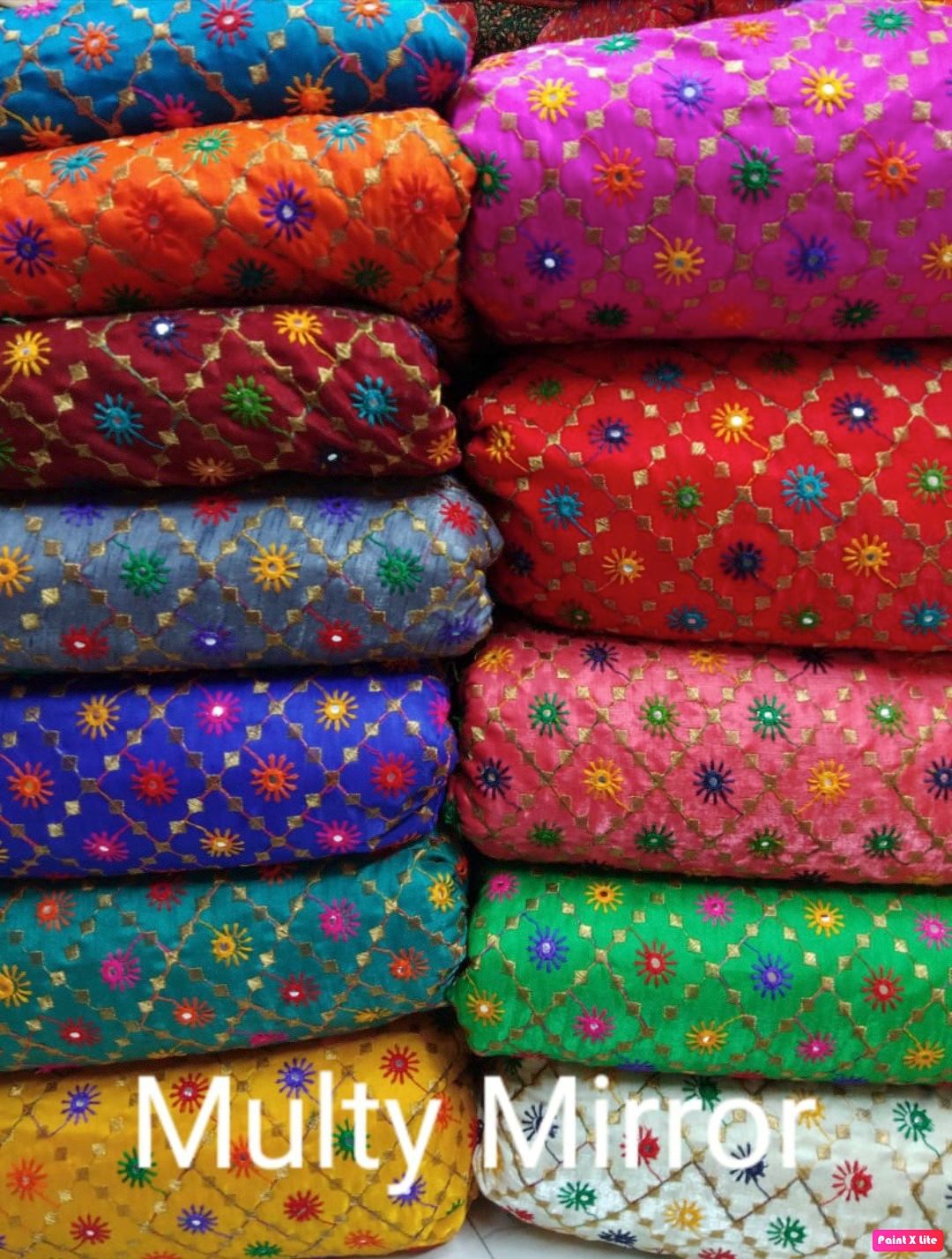 Multi Colours Embroidery