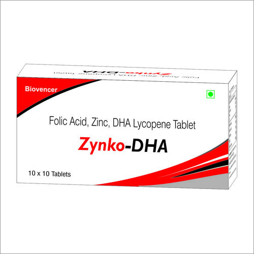 Folic Acid - Zinc - DHA With Lycopene Extract Tablets
