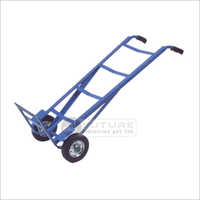 Sack Truck - Steel Frame, Max. Lifting Load 1000 Kg, Lifting Capacity 500 Kg, Max. Lifting Height 5-9 Ft, Blue Color | Ergonomic Handle, Anti-slip Platform, Easy To Operate