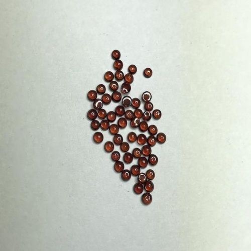 2.5mm Mozambique Garnet Round Cabochon Loose Gemstones