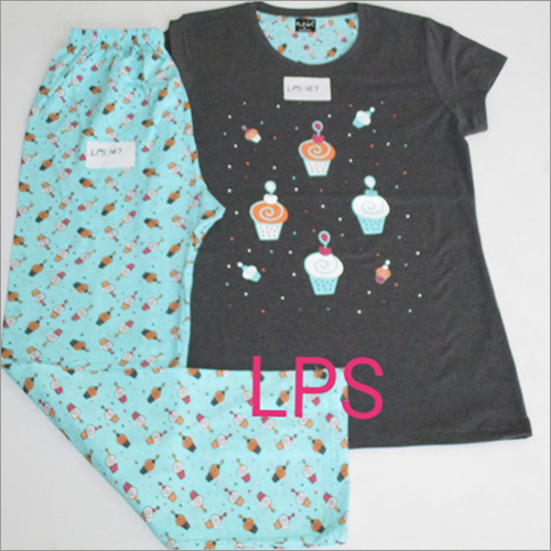Ladies Cotton Pyjama Set