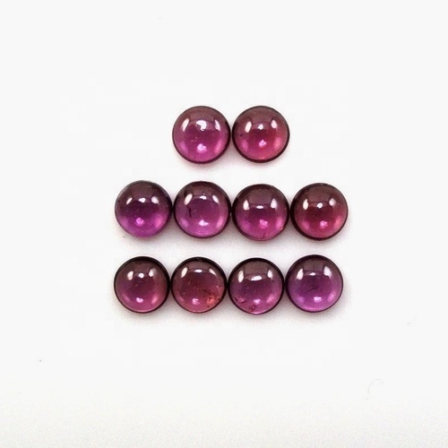 3mm Rhodolite Garnet Round Cabochon Loose Gemstones