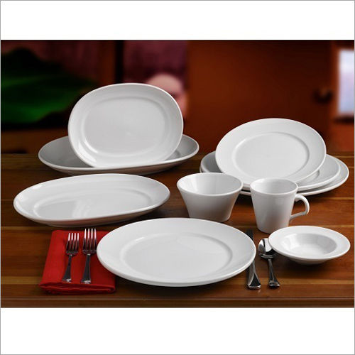 Ceramic White Hotelware Crockery