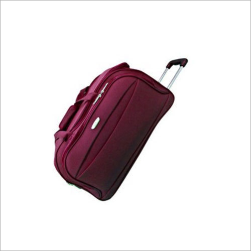 Duffle Trolley Bag - Waterproof, Unisex, 250 Minimum Order Quantity | Durable, Plain Design, Ideal for Travel and Luggage Use