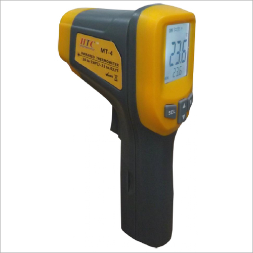 Infrared Thermometer - Plastic Material, Battery Operated with 2 AAA Batteries | Ideal for Hospital, Laboratory, Clinic Usage