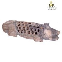 Crocodile Garden Stone Statue