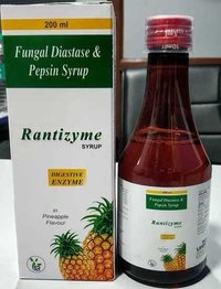 Rantizym - 200 Ml Syrup With Fungal Diastase And Pepsin | Suitable For All, Normal Temperature Storage, 18 Months Shelf Life