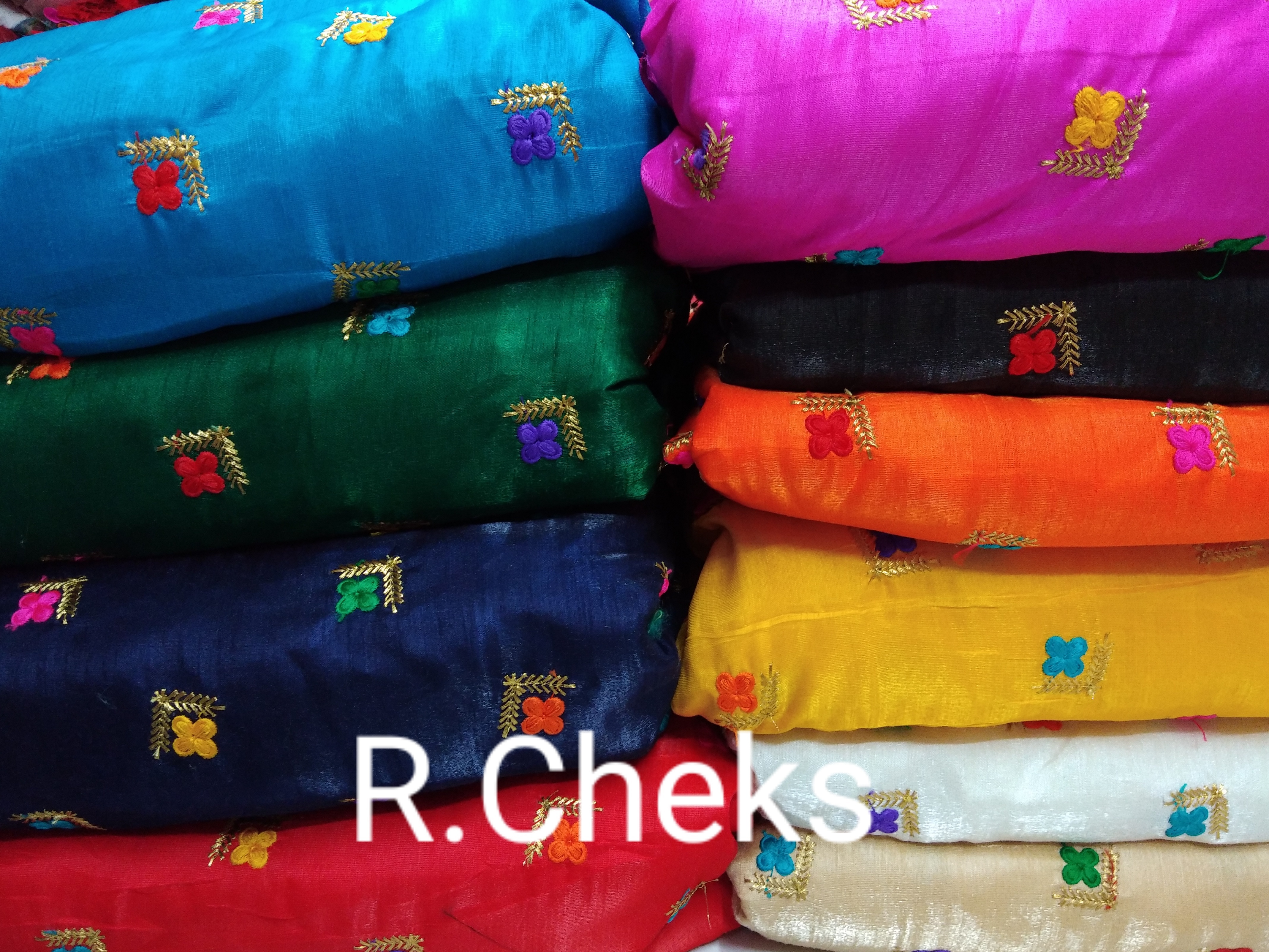 Multi Meena Jari Embroidery