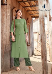 Ladies Flavour Shehnaz Vol 2 Rayon Dobby Kurti With Bottom Catalog