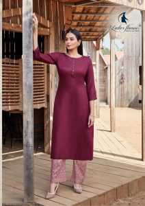 Ladies Flavour Shehnaz Vol 2 Rayon Dobby Kurti With Bottom Catalog