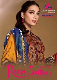 Apana Cotton Razia Sultan Vol 31 Cotton Karachi Printed Dress Material Catalog