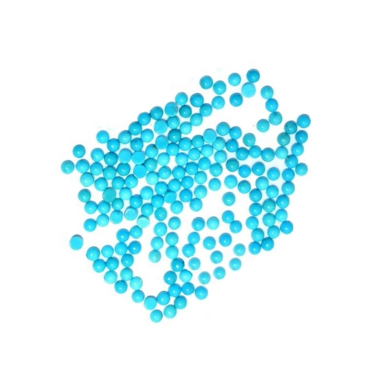 2.5mm Sleeping Beauty Turquoise Round Cabochon Loose Gemstones