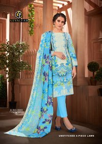 Keval Fab Sobia Nazir Vol 3 Pure Lawn Karachi Printed Dress Material Catalog