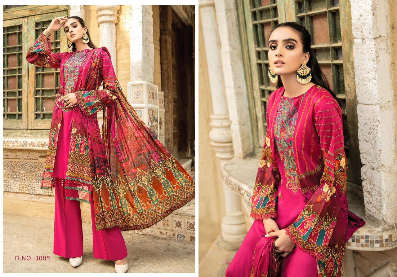 Yashika Trends Manhoor Vol 3 Lawn Cotton Karachi Printed Dress Material Catalog