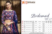 Shubhkala Bridesmaid Vol 11 Art Silk Designer Lehenga Choli Catalog
