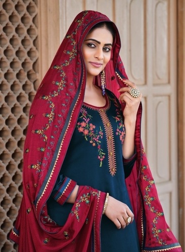 Kessi Fabrics Panetar By Patiyala Jam Silk With Embroidery Work Dress Material Catalog