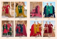 Kessi Fabrics Panetar By Patiyala Jam Silk With Embroidery Work Dress Material Catalog