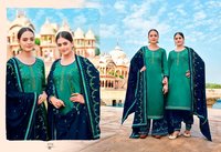 Kessi Fabrics Panetar By Patiyala Jam Silk With Embroidery Work Dress Material Catalog
