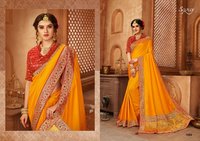Saroj Abhilasha Festive Wear Silk Sarees Catalog Collection