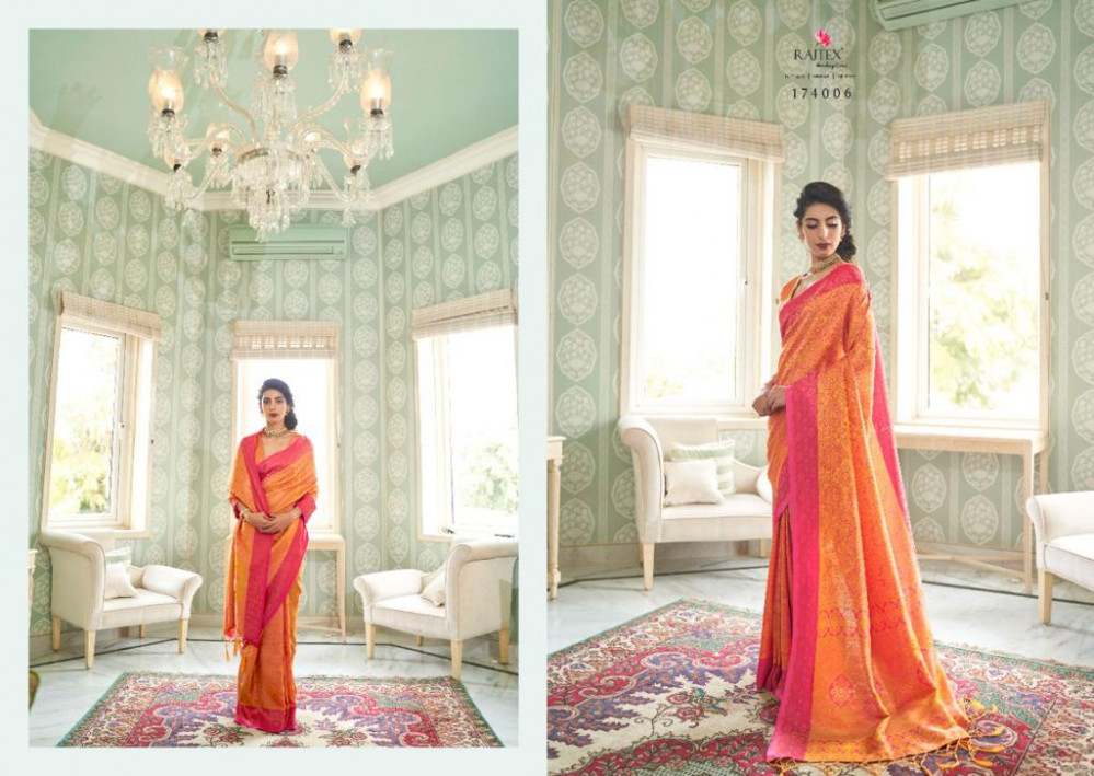 Rajtex Kaayat Silk Festive Wear Silk Saree Catalog Collection