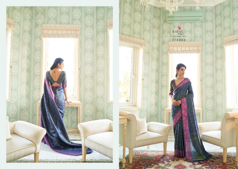 Rajtex Kaayat Silk Festive Wear Silk Saree Catalog Collection