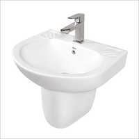 Wash Basin Half Pedestal