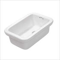 White Ceramic Lab Sink - Features: Easy Installation