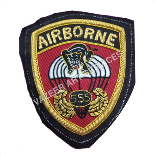 Hand Embroidery Fabric Badges Logo Style: Customer Design