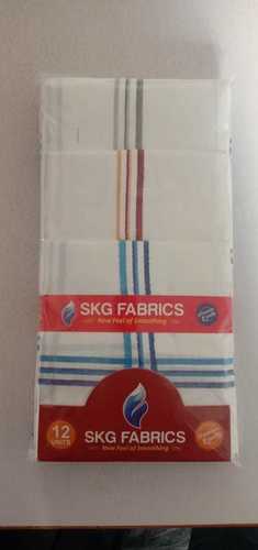 Cotton Handkerchief - 100% Cotton, 12x12 Inches | Multicolor Design, Soft Fabric for Comfortable Use