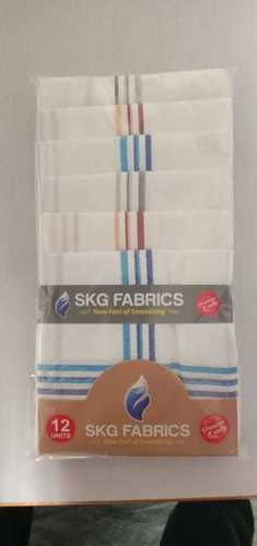 100% Cotton Handkerchief - 1 Pack of 12 Pieces | Material: 100% Cotton, Suitable for Adults and Children, Versatile Style