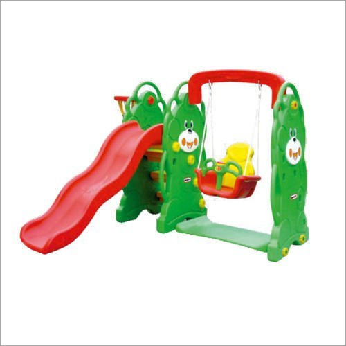 Bear Slide With Plastic Swing