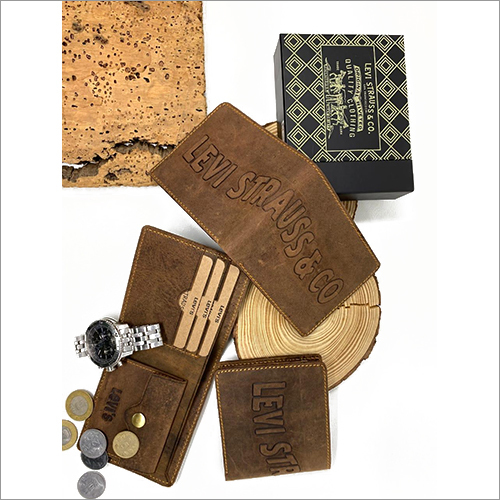 Designer Leather Wallet - Leather Material, Folded Design, Brown Color | Elegant and Functional Accessory for Everyday Use