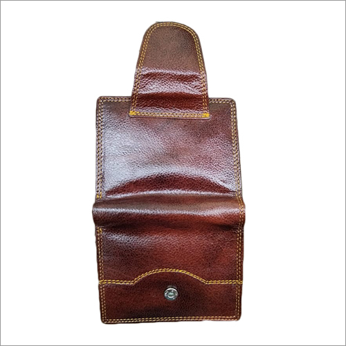 Brown Mens Foldable Wallet