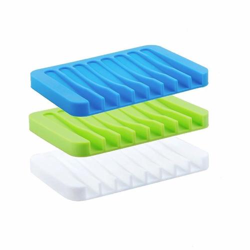 Silicone Soap Tray 3 Pcs