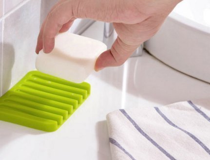 Silicone Soap Tray 3 Pcs