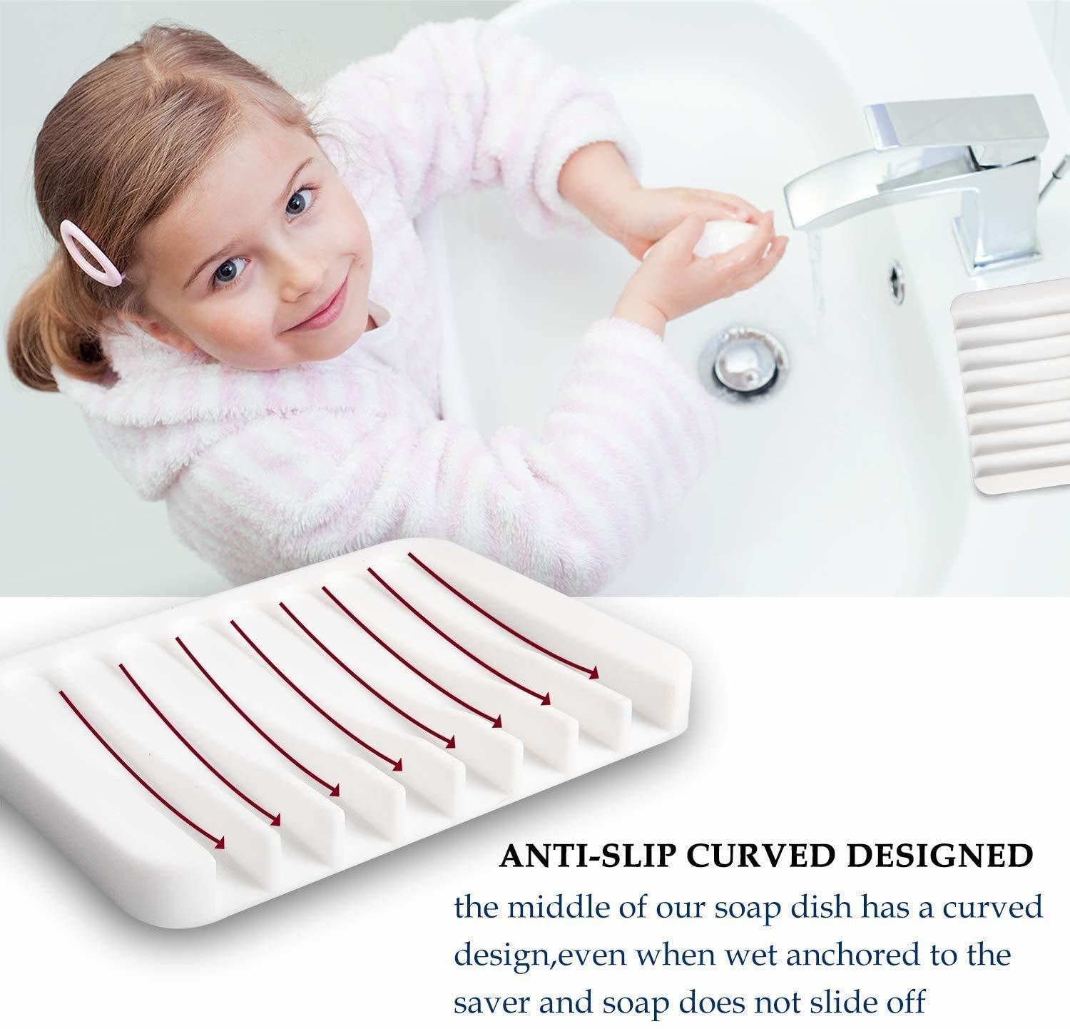 Silicone Soap Tray 3 Pcs