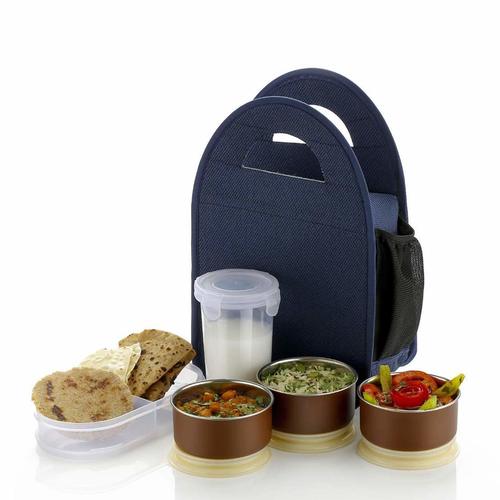 Lunch Box Tiffin Set With Bag  By CHEAPER ZONE